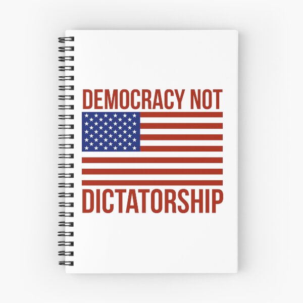 Item preview, Democracy not dictatorship  designed and sold by Rachel the Artist .