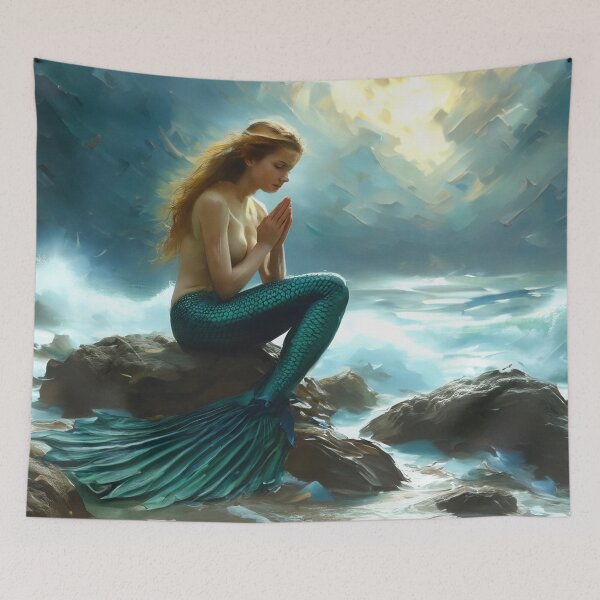 Item preview, Mermaid Prayer designed and sold by ShaneWalkerArt.