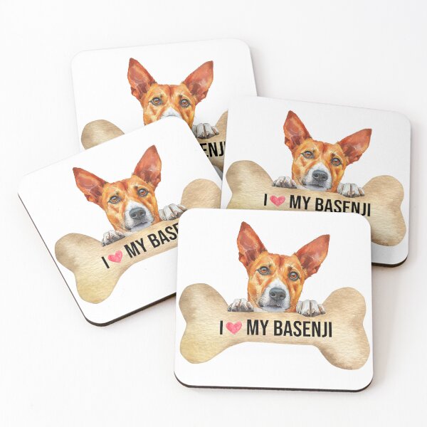 Item preview, I Love My Basenji designed and sold by TheAnimalZ00.