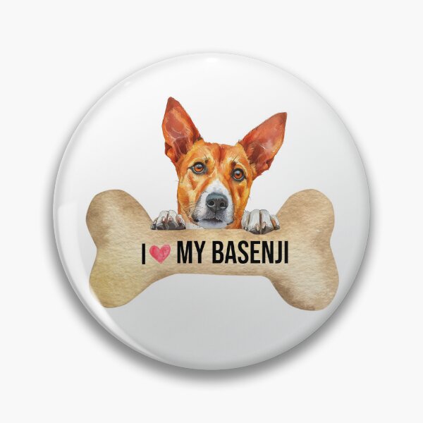 Item preview, I Love My Basenji designed and sold by TheAnimalZ00.