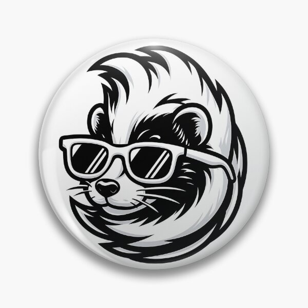Item preview, Cool And Stylish Skunk Wearing Sunglasses  designed and sold by Smix Pixels.