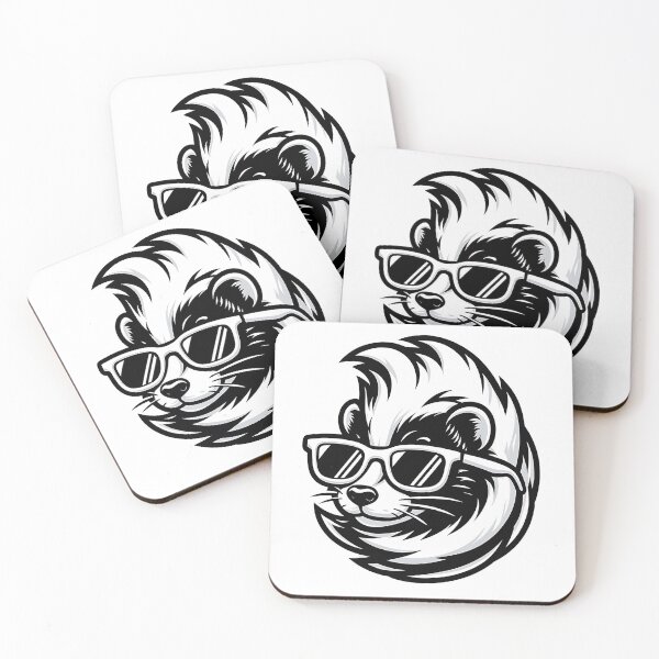 Item preview, Cool And Stylish Skunk Wearing Sunglasses  designed and sold by Smix Pixels.