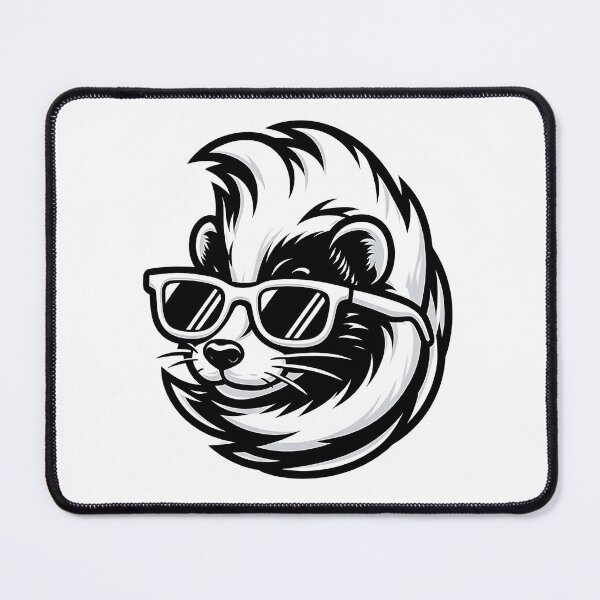 Item preview, Cool And Stylish Skunk Wearing Sunglasses  designed and sold by Smix Pixels.