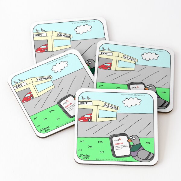 Item preview, Bird Bathroom Cartoon designed and sold by CartoonistSheri.