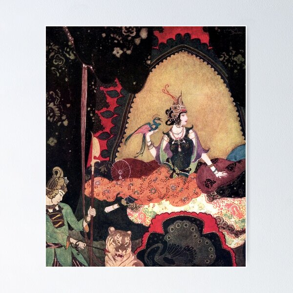 Item preview, Edmund Dulac - Layla and Majnun designed and sold by forgottenbeauty.