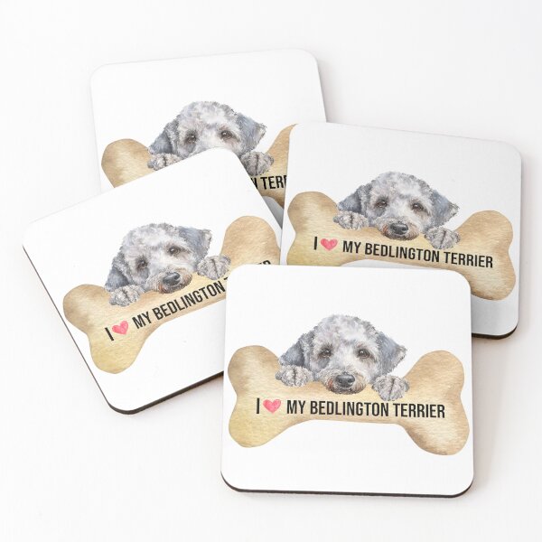 Item preview, I Love My Bedlington Terrier designed and sold by TheAnimalZ00.