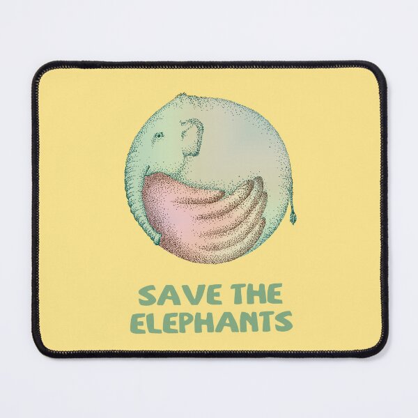 Item preview, Save the elephants designed and sold by Frank J. Art.
