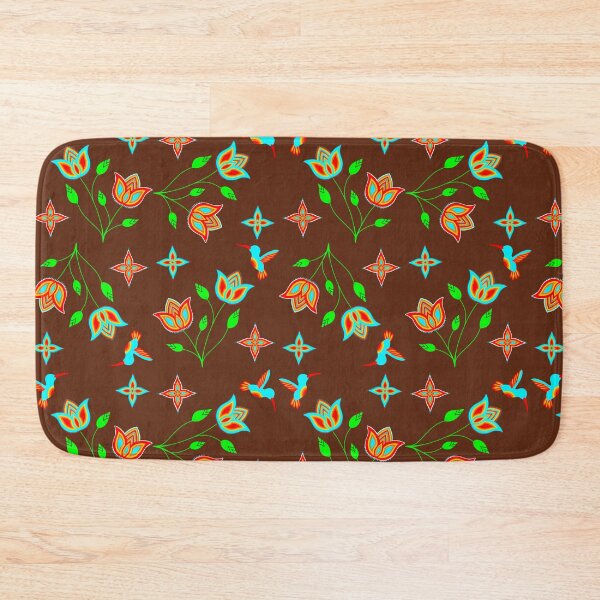 Item preview, Brown Hummingbird Floral designed and sold by Niibidoon.