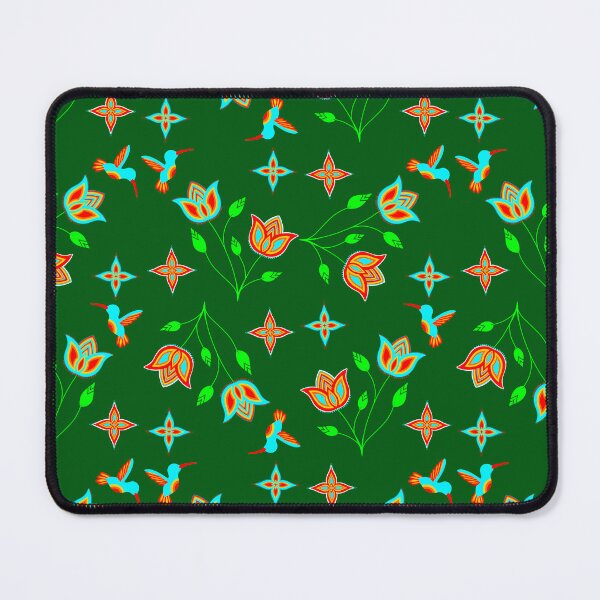 Item preview, Green Hummingbird Floral designed and sold by Niibidoon.