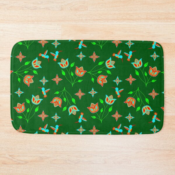 Item preview, Green Hummingbird Floral designed and sold by Niibidoon.