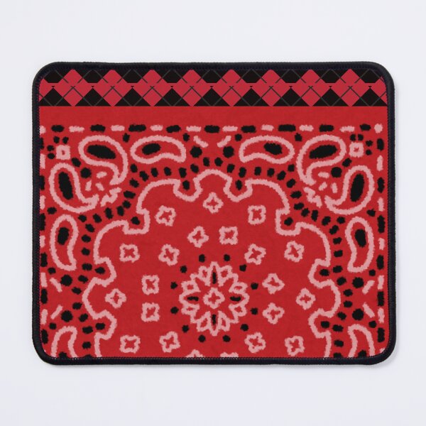 Item preview, Red Black Bandana Print designed and sold by Cozycreationden.