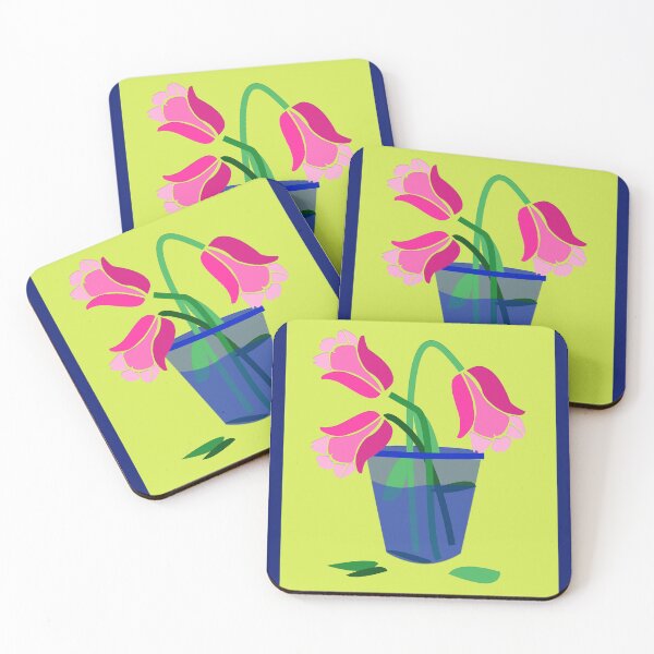 Item preview, tulip in a cup - pink designed and sold by emilyveguilla.
