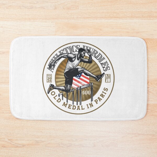 Item preview, 2024 - USA - ATHLETICS - HURDLES 400 - GOLD MEDAL - PARIS - 2 designed and sold by ArtProjectShop.