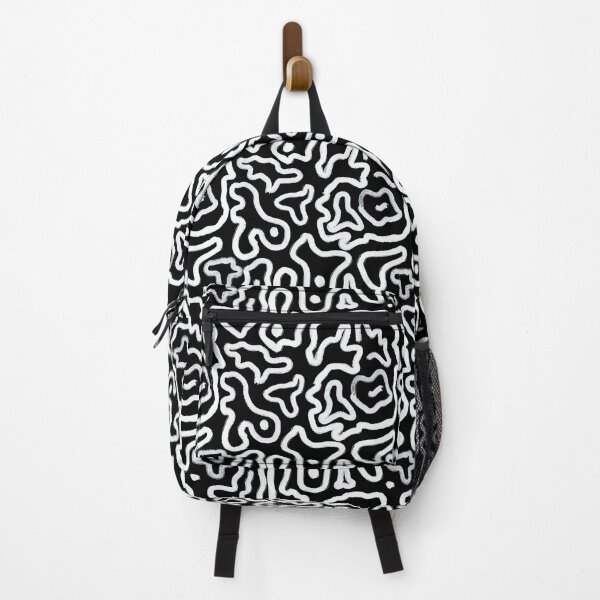 Item preview, Organic Flow Lines Black designed and sold by pinebluedesign.