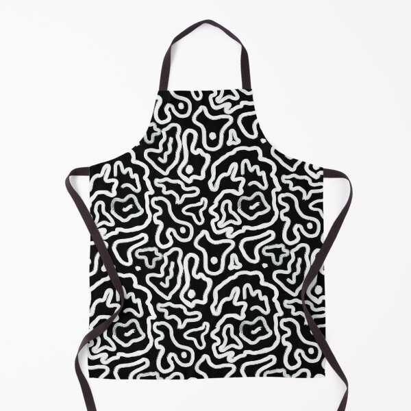 Item preview, Organic Flow Lines Black  designed and sold by pinebluedesign.