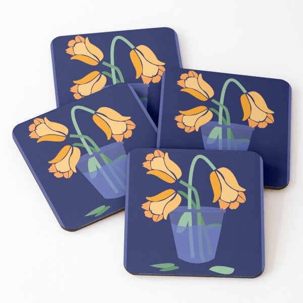 Item preview, tulip in a cup - yellow designed and sold by emilyveguilla.