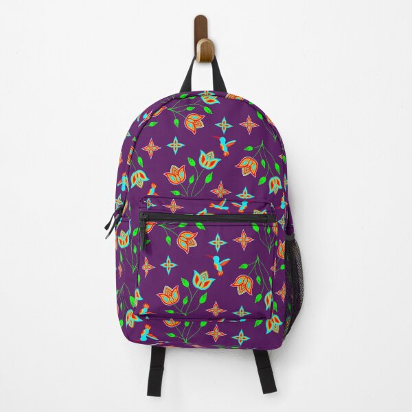 Item preview, Purple Hummingbird Floral designed and sold by Niibidoon.