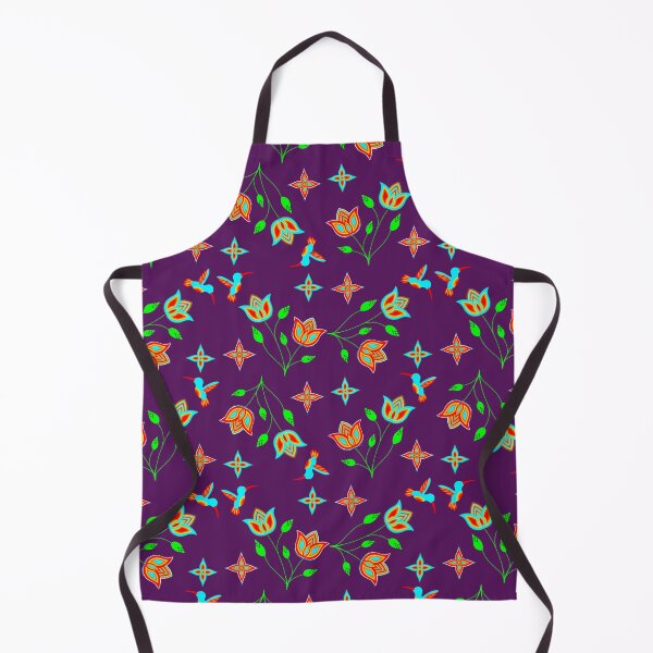 Item preview, Purple Hummingbird Floral designed and sold by Niibidoon.