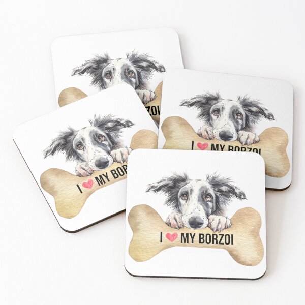 Item preview, I Love My Borzoi designed and sold by TheAnimalZ00.