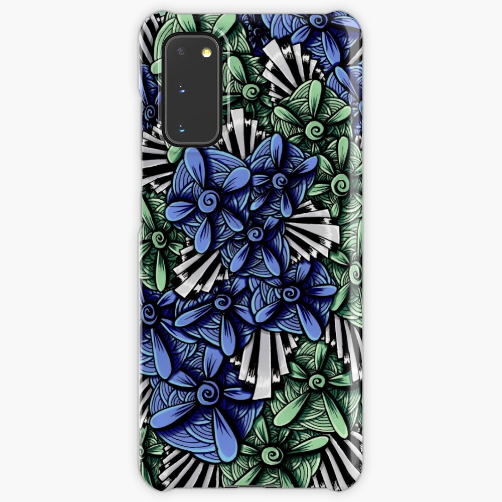 Zentangle Petal-Floodlights Case & Skin for Samsung Galaxy