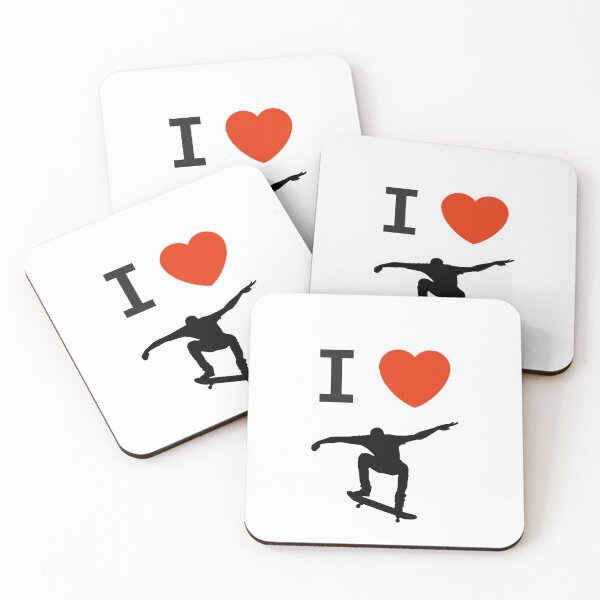 Item preview,  I Love Skate Boarding designed and sold by KATKattalestv.