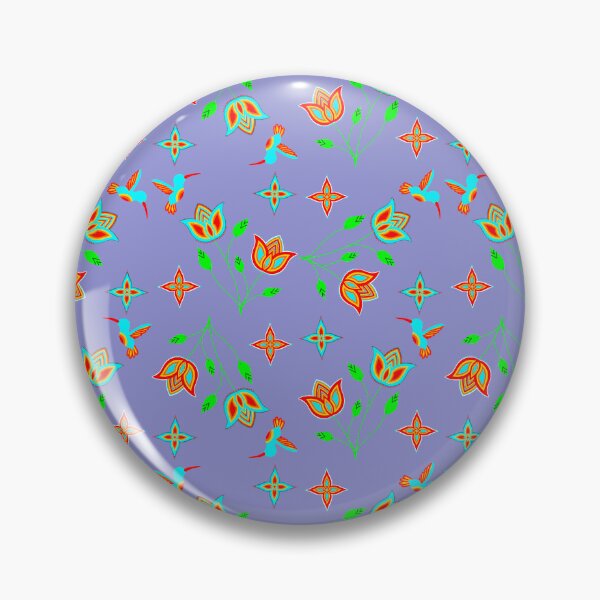Item preview, Light Purple Hummingbird Floral designed and sold by Niibidoon.