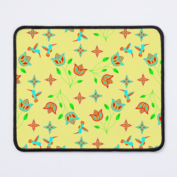 Item preview, Yellow Hummingbird Floral designed and sold by Niibidoon.