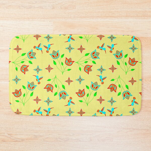 Item preview, Yellow Hummingbird Floral designed and sold by Niibidoon.