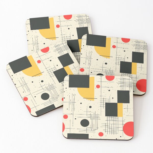 Item preview, Minimalist Retro Design with Bold Geometric Shapes and Pastel Colors designed and sold by PaintbrushPlace.
