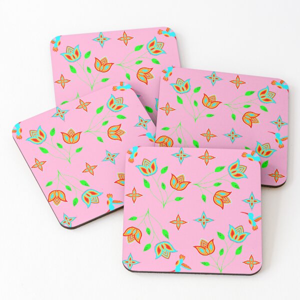 Item preview, Pink Hummingbird Floral designed and sold by Niibidoon.