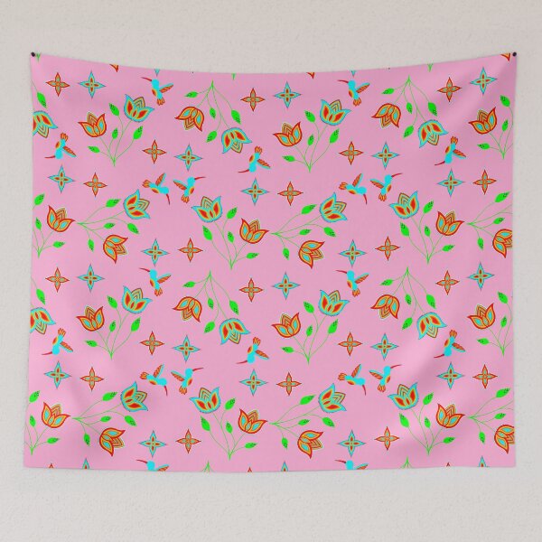 Item preview, Pink Hummingbird Floral designed and sold by Niibidoon.