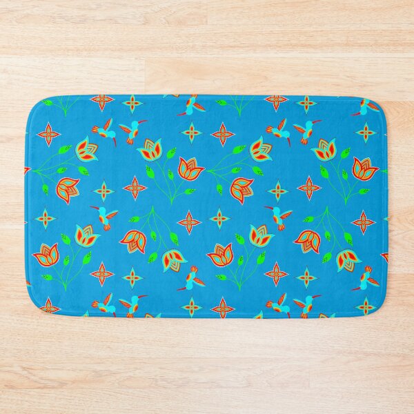 Item preview, Blue Hummingbird Floral designed and sold by Niibidoon.