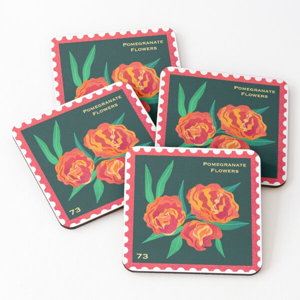 Item preview, Pomegranate stamp designed and sold by sharleyandrews.