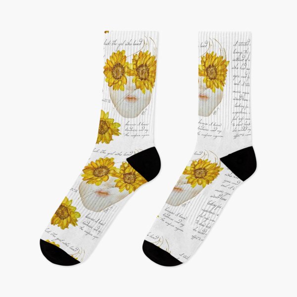 Artikelvorschau, Mädchen mit den Sonnenblumenaugen entworfen und verkauft von Beth Foster Creative.