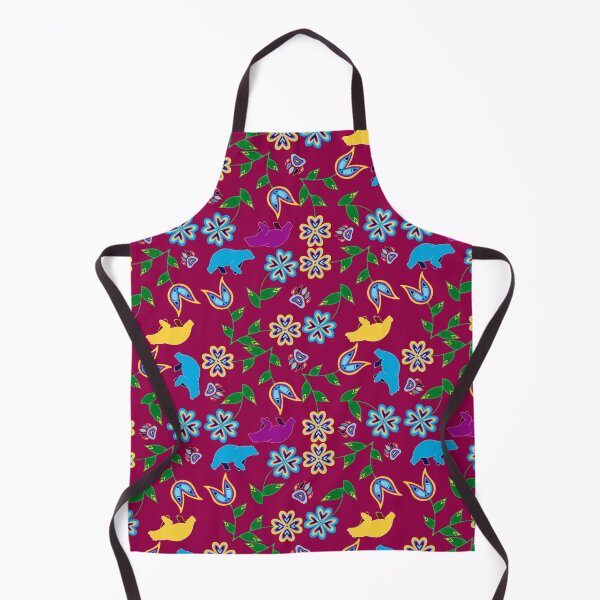 Item preview, Red Bear Hummingbird Floral designed and sold by Niibidoon.