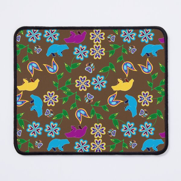Item preview, Brown Bear Hummingbird Floral designed and sold by Niibidoon.