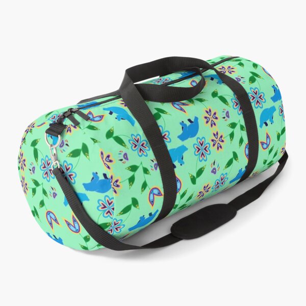 Item preview, Green Bear Hummingbird Floral designed and sold by Niibidoon.