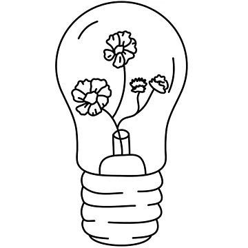 Artwork thumbnail, Flower Light Bulb by R-Kmaker