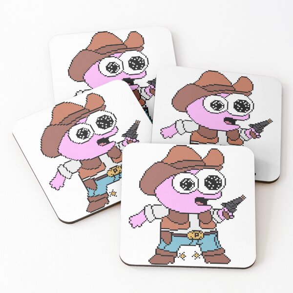 Item preview, Cowboy Pim - Smiling Friends Pixel Art designed and sold by MaddieMade.