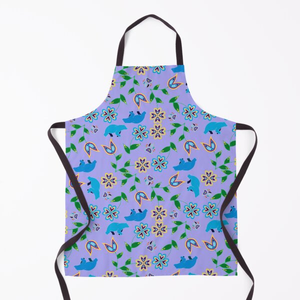 Item preview, Purple Bear Hummingbird Floral designed and sold by Niibidoon.