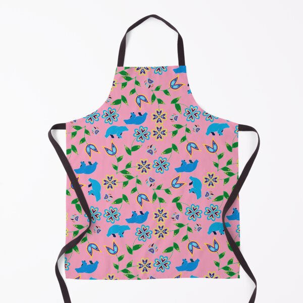 Item preview, Pink Bear Hummingbird Floral designed and sold by Niibidoon.