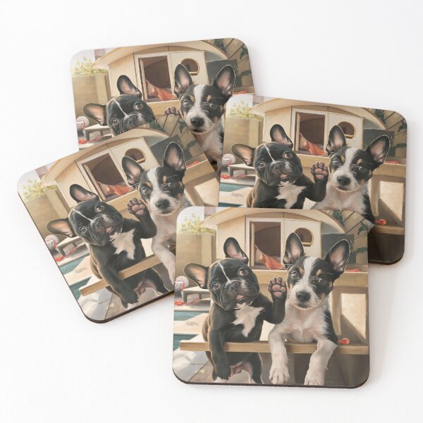 Item preview, Dog Tales - Pool Party  designed and sold by CanvasCarousel.