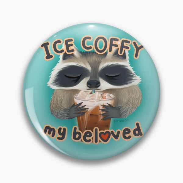 Item preview, Raccoon Iced Coffee Lover designed and sold by BoyPilot Goods.