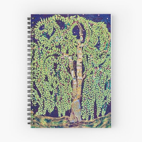 Item preview, Tree of Life Painting on Snake Shed designed and sold by ColorsandEye.