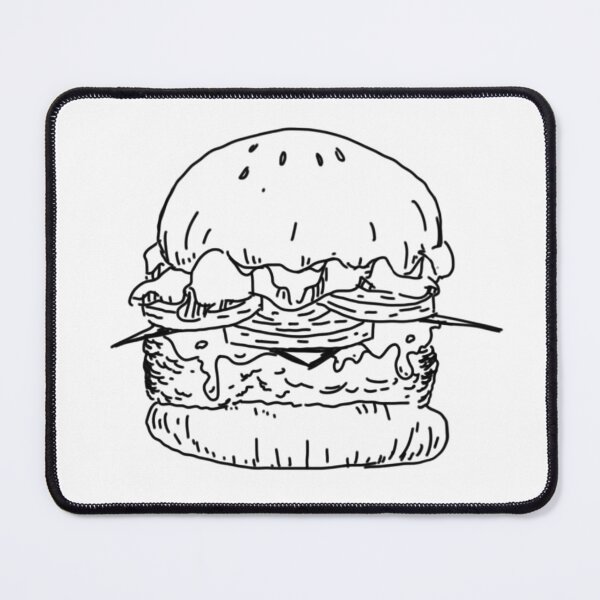 Item preview, Burger Sketch designed and sold by JerickBravo.