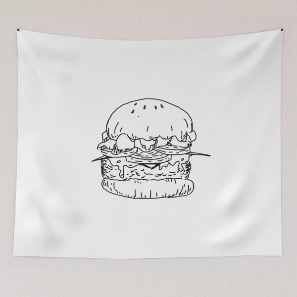 Item preview, Burger Sketch designed and sold by JerickBravo.