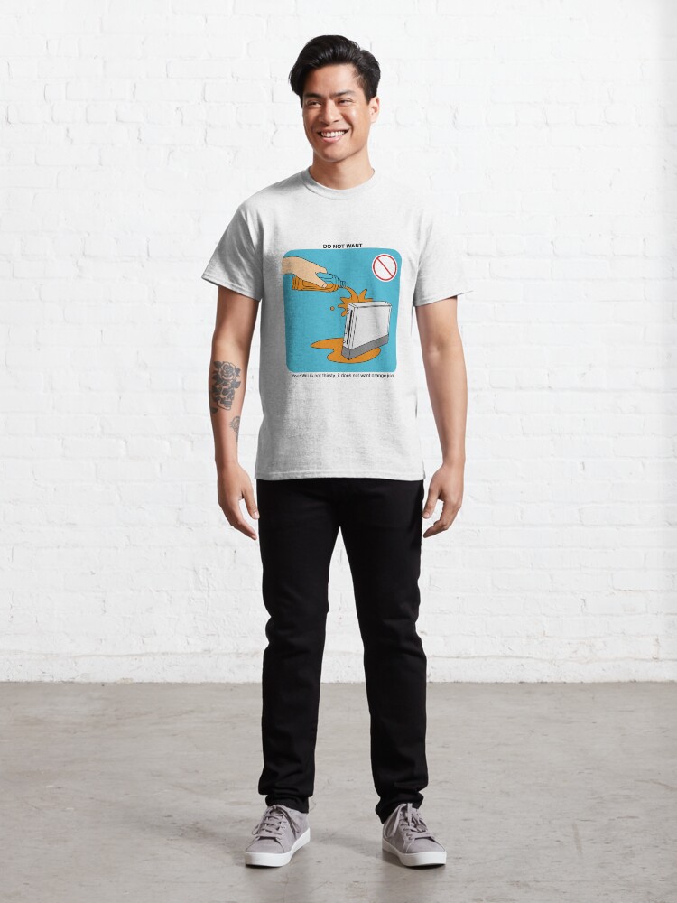 Alternate view of No Juice for Wii Classic T-Shirt