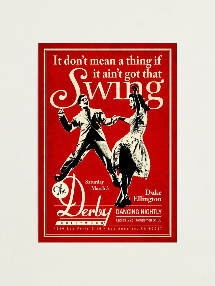 Thumbnail 1 of 3, Photographic Print, The Derby - Swing Dancing designed and sold by -Koleidescope.