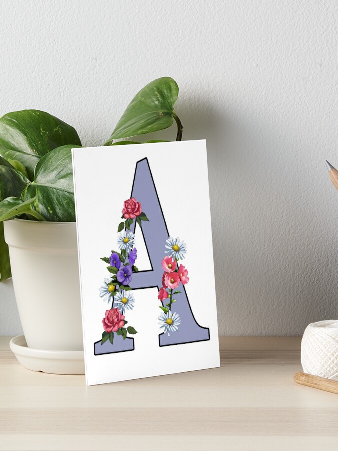 O, Letter O, Initial, Monogram, Flowers on Letter O, Name Photographic  Print for Sale by Joyce Geleynse