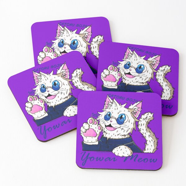 Item preview, Gojo Catoru - Miau azul de Yowai designed and sold by Mangaman Ponzi Designs.